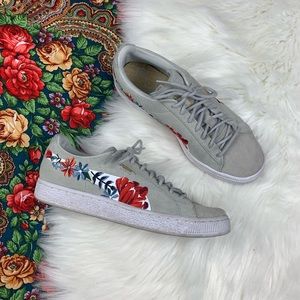 PUMA Glacier Gray & White Hyper Embroidered